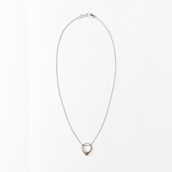 Zara Jewel Wedding Band Necklace - Picture 3 of 5